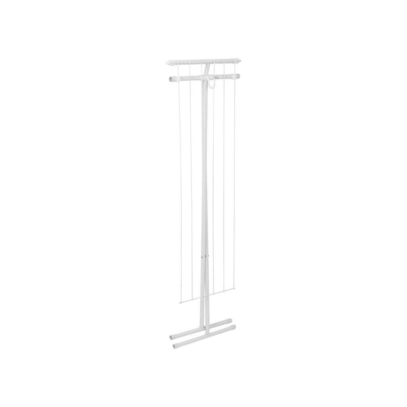 Bo-Camp Drying Rack Compact Steel Scissor Model White 5.5M Bo-Camp - UK Camping And Leisure