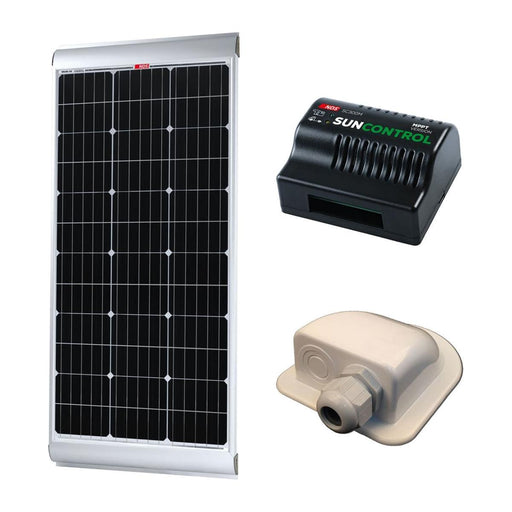 85W Solar Energy Kit with Sun Control MPPT + Gland for Caravans and Motorhomes Nova - UK Camping And Leisure