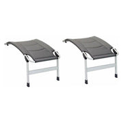 2x Isabella Footrest Light Grey for Thor Loke Odin and Beach Chair | lightweight, camping chair