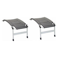 2x Isabella Footrest Light Grey for Thor Loke Odin and Beach Chair