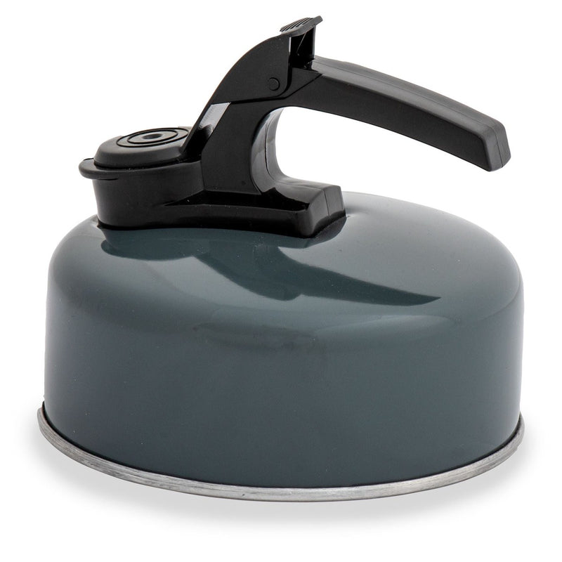Quest Olton 1L Whistling Kettle - Slate Quest - UK Camping And Leisure