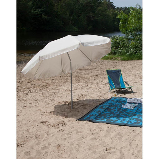 Bo-Camp Parasol Articulated Arm Polyester Dia 165cm Sand Bo-Camp - UK Camping And Leisure