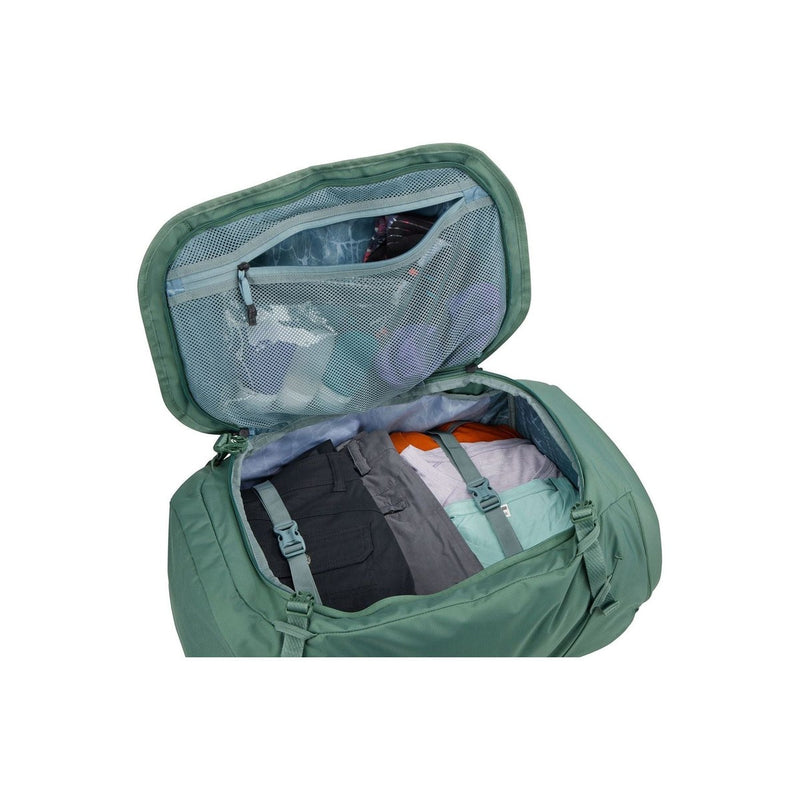 Thule Landmark 60L Women's travel pack hazy green Thule - UK Camping And Leisure