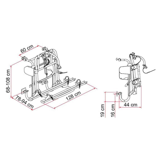 Fiamma Carry-Bike Lift 77 (02096-30) Fiamma - UK Camping And Leisure