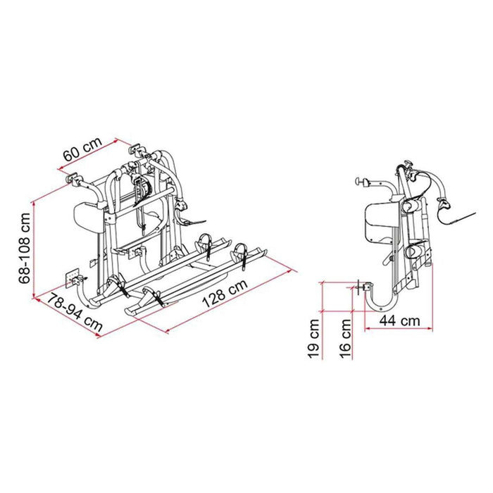 Fiamma Carry-Bike Lift 77 (02096-30) Fiamma - UK Camping And Leisure