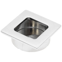 AG Polished Chrome Effect Inset Handle for Motorhome and Caravan