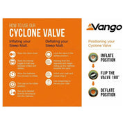 Vango Comfort 7.5 Single Self inflating Sleep Mat Single Artichoke Vango - UK Camping And Leisure
