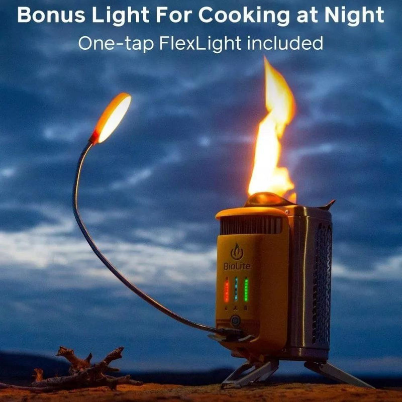 Biolite CampStove 2+ Complete Cook Kit Stove with USB Charging New 2025 Model Biolite - UK Camping And Leisure