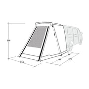 Outwell Sand Van Campervan Tailgate Rear Awning 175-205cm for VW Mercedes - View 11
