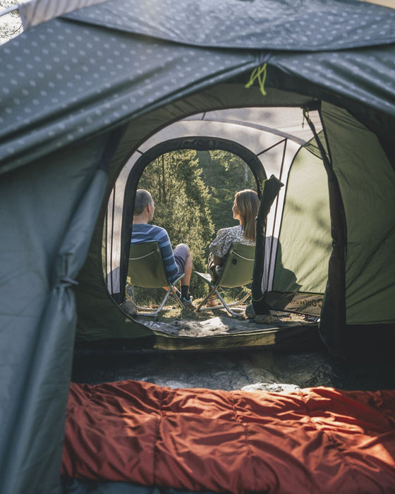 Outwell Earth 5 Plus Pole Tent Green 5 Person Outwell - UK Camping And Leisure