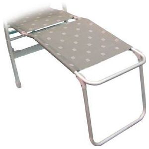 Via Mondo Footrest For Aluminium Highback Chair Grey QQ107696G Via Mondo - UK Camping And Leisure