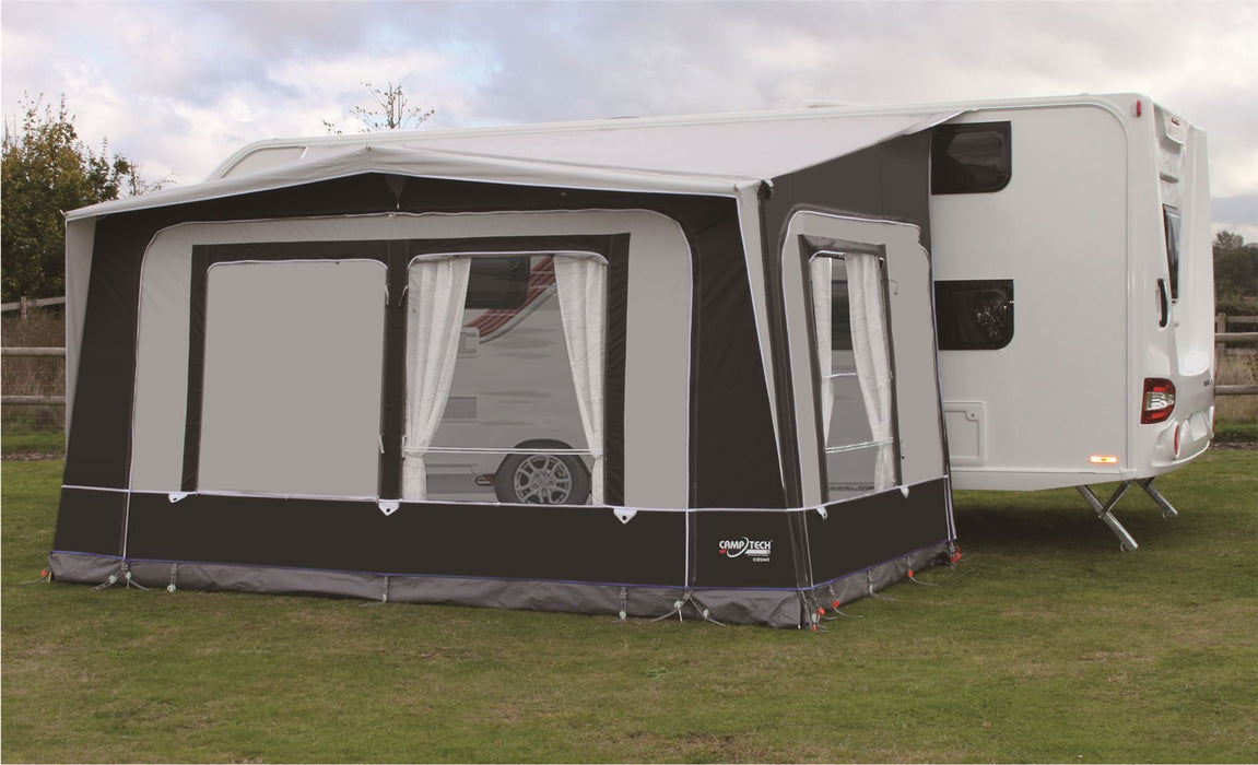 Camptech Count DL Caravan Poled All Season Porch Awning 400x240