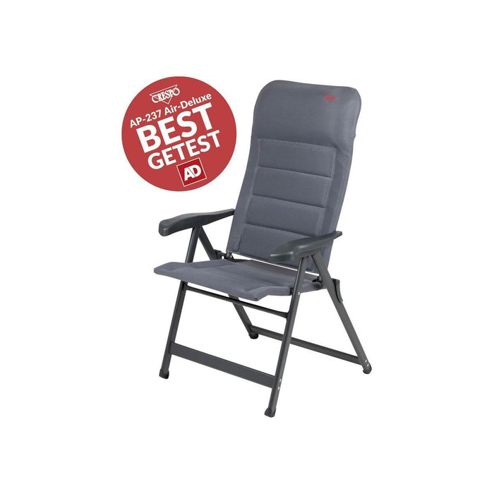 Crespo Chair AP/237 Air Deluxe Grey Crespo - UK Camping And Leisure