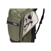 Thule Paramount hybrid bike pannier and backpack 26L green Thule - UK Camping And Leisure