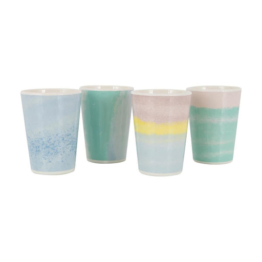 Bo-Camp Pastel Collection Cup Barfleur 4 Pieces Bo-Camp - UK Camping And Leisure