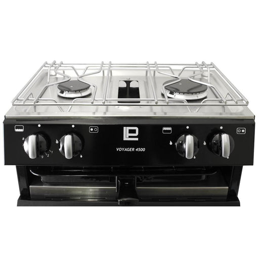 Voyager 4500 2 Burner Hob Oven No Ignition Black Leisure Products - UK Camping And Leisure