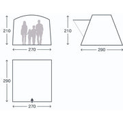 Kampa Tailnest SUV Car Tailgate Drive Away Awning Tent - View 6