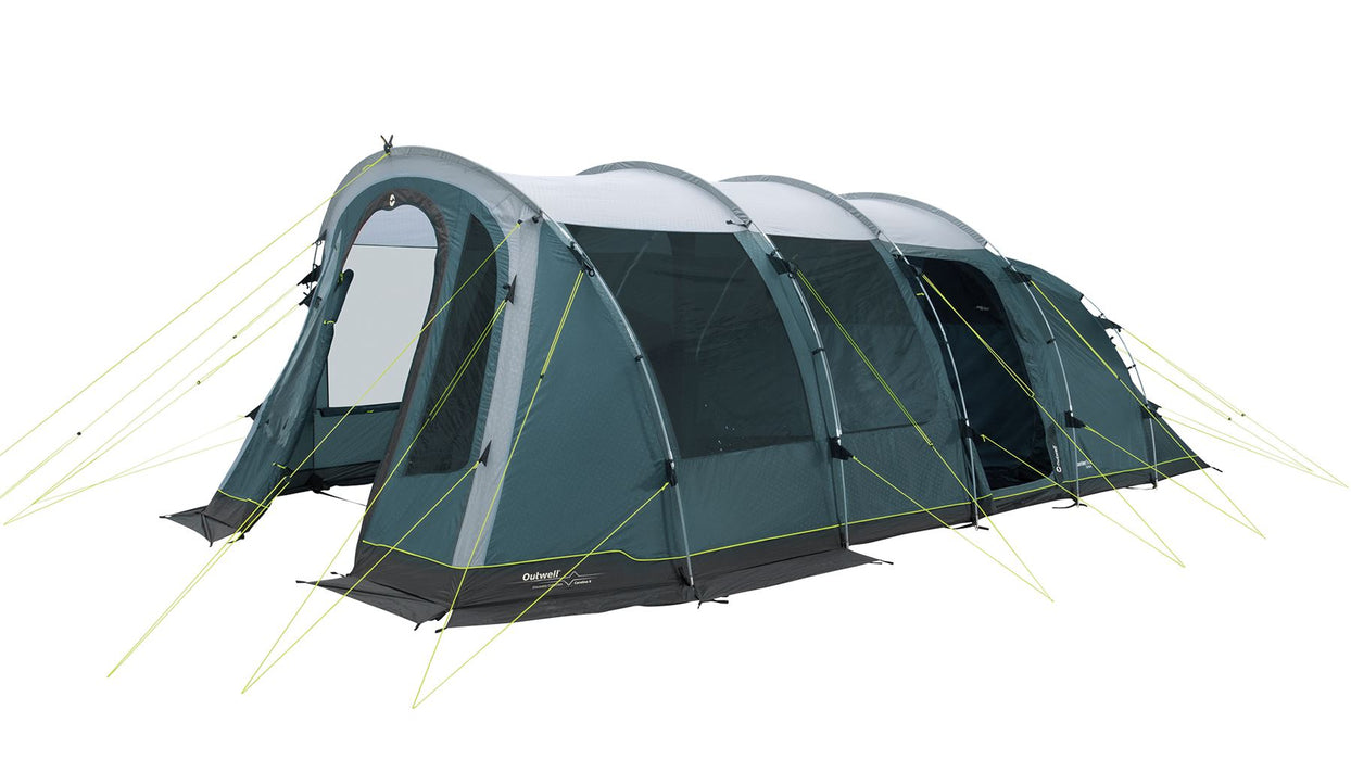 Outwell Carolina 6 Person Pole Tent Blue 6 Person Outwell - UK Camping And Leisure