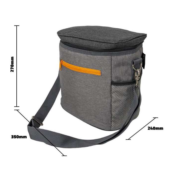 Bo-Camp Cooler Bag Grey Polyester 20L Bo-Camp - UK Camping And Leisure
