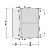 Outwell Park PowerAir Driveaway Awning Campervan 175-200cm Low - View 20