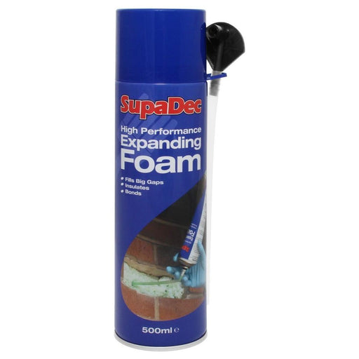 Supadec High Performance Expanding Foam 500ml Nova - UK Camping And Leisure