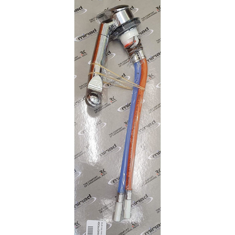Reich Chrome Ceramic Twist 39mm Mixer Tap with right hand Swing grip Reich - UK Camping And Leisure