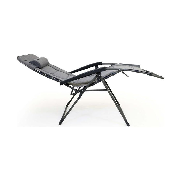 Vango Riviera Camping Lounger Heather Grey Chair Vango - UK Camping And Leisure