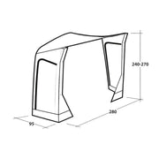 Outwell Mid/Tall Connection Park PowerAir Access zone 240-270cm - View 5