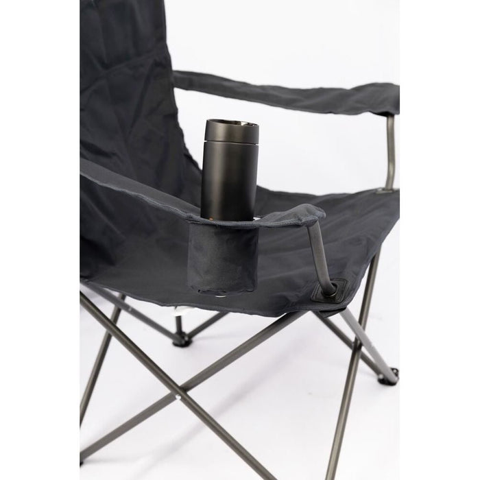 Vango Fiesta Granite Grey Folding Chair Vango - UK Camping And Leisure