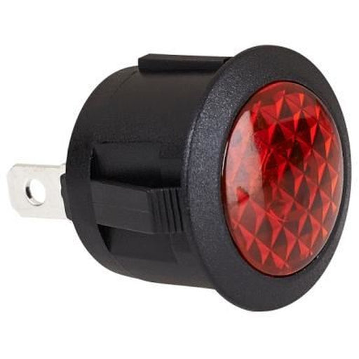 W4 220V Round Red Indicator Light 37220 UK Camping And Leisure - UK Camping And Leisure