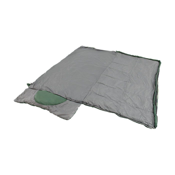 Outwell Contour Lux XL Sleeping Bag 3 Season Green Outwell - UK Camping And Leisure