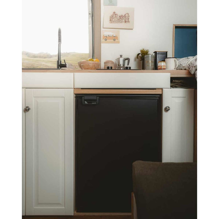 Fiamma F45S Awning, Indel B Fridge, Can Hob/RH Sink & Cold Tap Bundle AG - UK Camping And Leisure