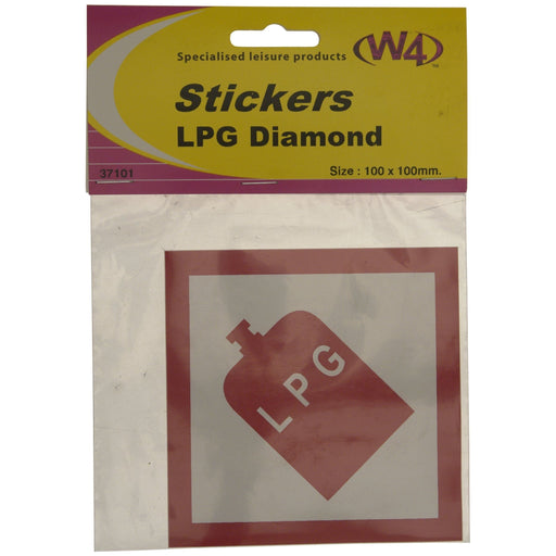 MDS1203 W4 LPG Sticker 37101 W4 - UK Camping And Leisure