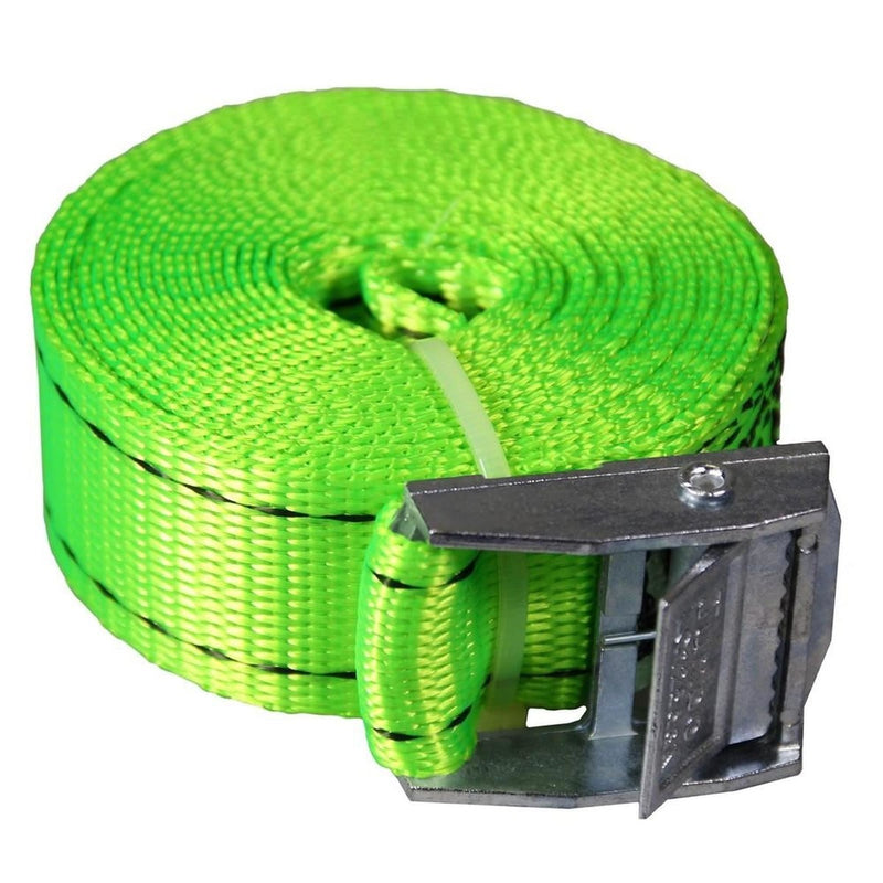 3m Retainer Strap in Green with Buckle Jumbo - UK Camping And Leisure