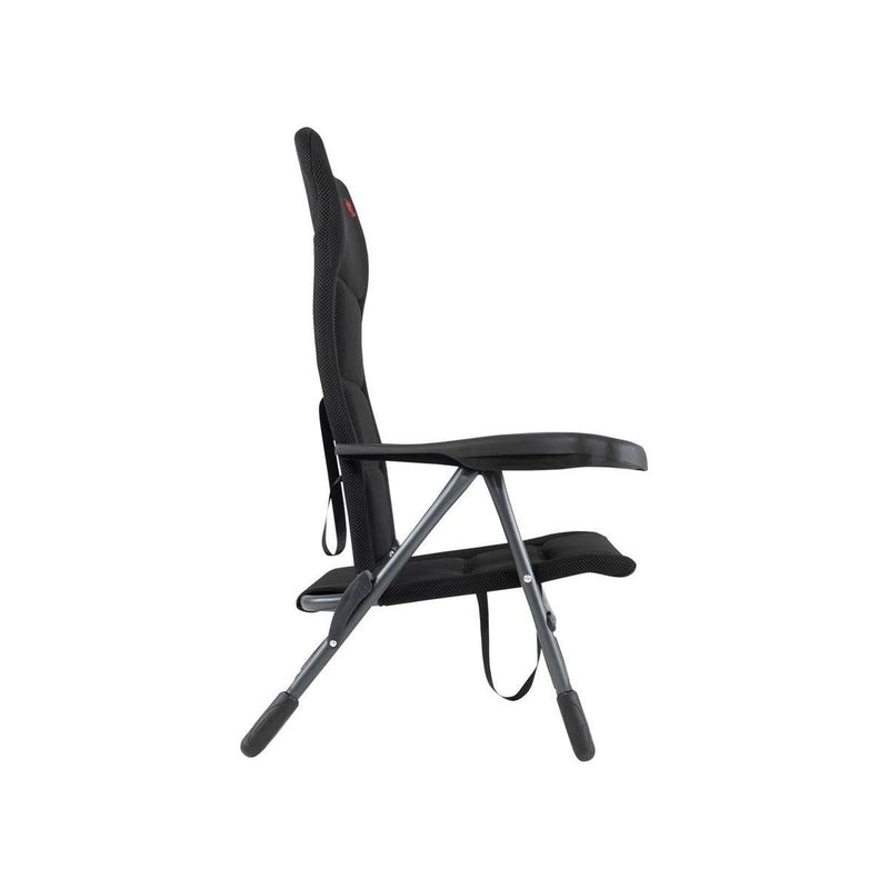 Crespo Beach Chair AP/205 Air Deluxe Black Crespo - UK Camping And Leisure
