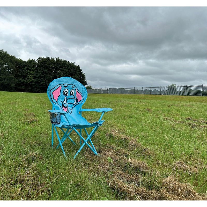 Quest Childrens Elephant Fun Folding Chair Quest - UK Camping And Leisure