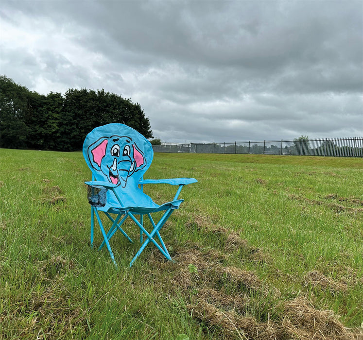 Quest Childrens Elephant Fun Folding Chair Quest - UK Camping And Leisure