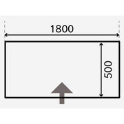 Dometic Portico Air 180s Tour Door Inflatable Caravan Kampa Sun Canopy - View 9