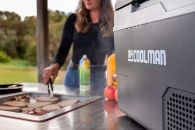 myCOOLMAN CEP47 47 L Portable Compressor Fridge/Freezer Single Zone 12/24V DC + 240V AC