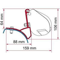 Fiamma F35 RTraffic/Vivaro/Prima Adapter Kit >01 <14 98655-893