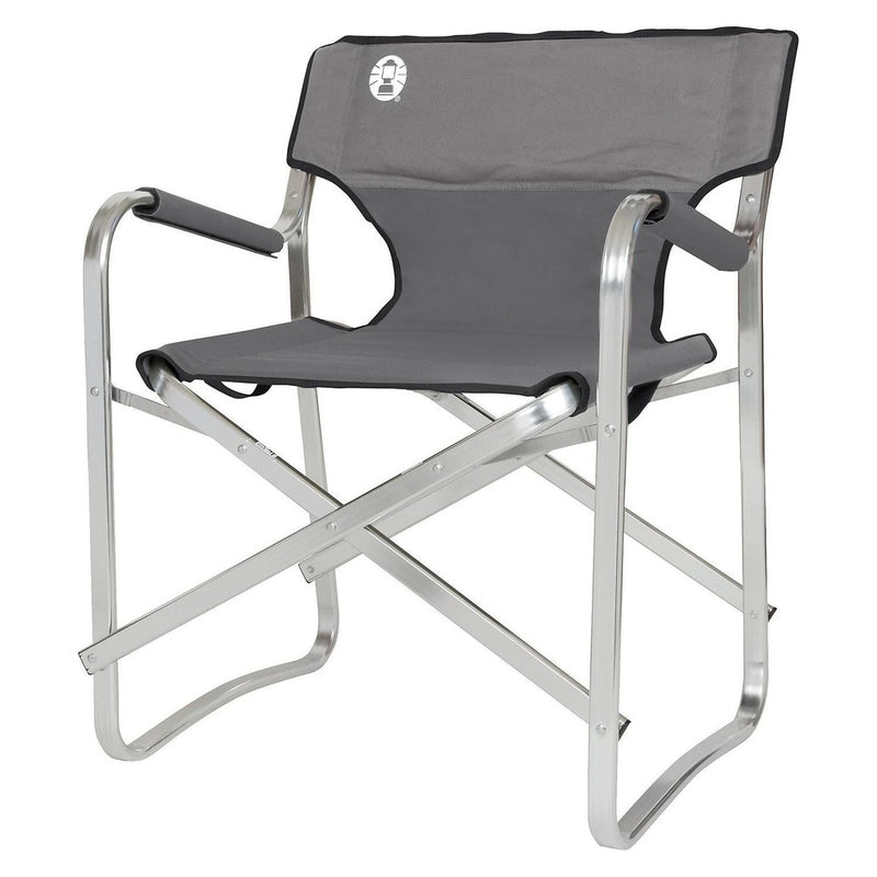Coleman Deck Chair Aluminium Camping Garden Folding Beach Summer Caravan Seat Coleman - UK Camping And Leisure