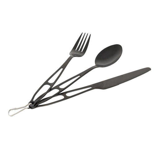 Bo-Camp Outdoor Cutlery In Cover 3 Pieces Bo-Camp - UK Camping And Leisure