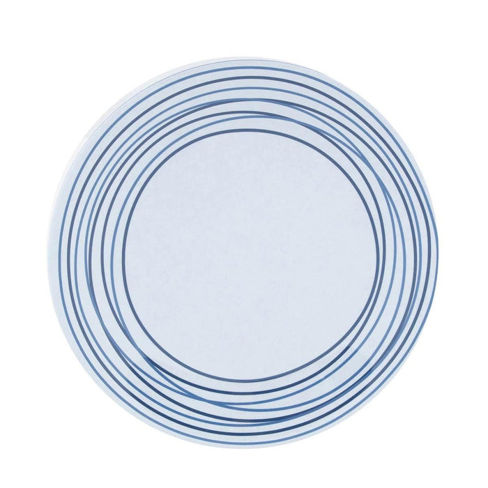 Bo-Camp Tableware Mix & Match Melamine 16 Pieces Blue/White Bo-Camp - UK Camping And Leisure