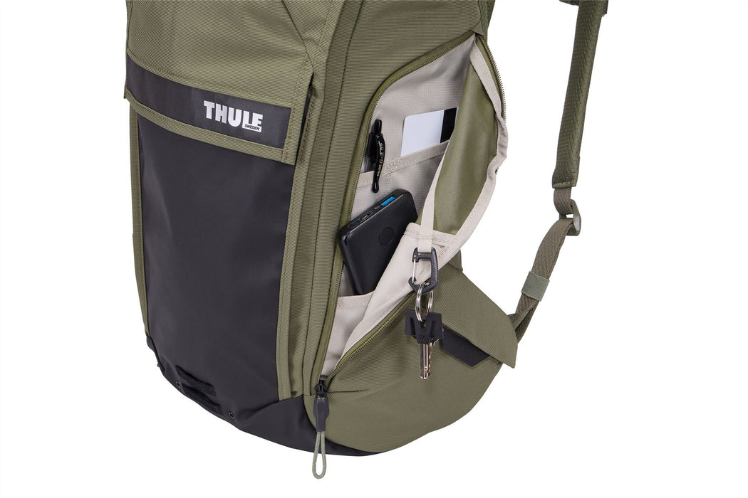 Thule Paramount bike commute backpack soft green 20L Thule - UK Camping And Leisure
