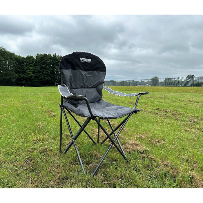 Autograph Dorset chair Black Edition F3021BL Quest - UK Camping And Leisure