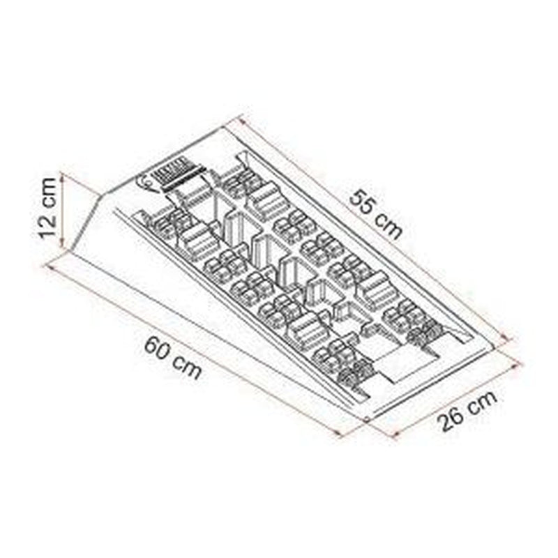 Fiamma Jumbo Level Blocks (2) 97901-016 Fiamma - UK Camping And Leisure