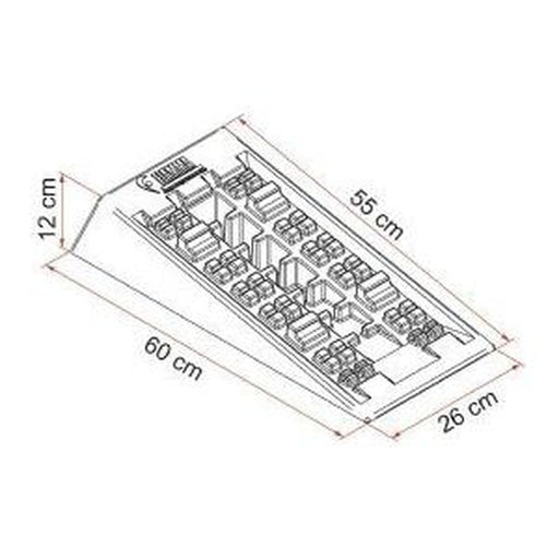 Fiamma Jumbo Level Blocks (2) 97901-016 Fiamma - UK Camping And Leisure