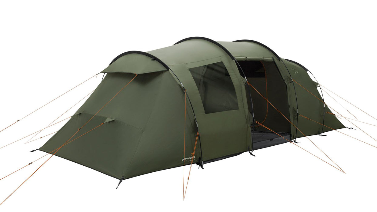 Easy Camp Leka Twin 6 Pole Tent Green 6 Person Easy Camp - UK Camping And Leisure