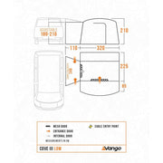 Vango Cove III Low Drive Away Awning Low Smoke - View 18