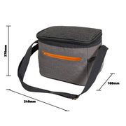 Bo-Camp Cooler Bag Grey Polyester 10L Bo-Camp - UK Camping And Leisure